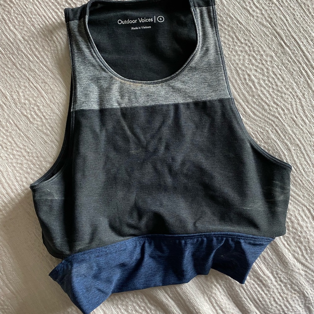 Outdoor Voices Workout Top with Open Back
